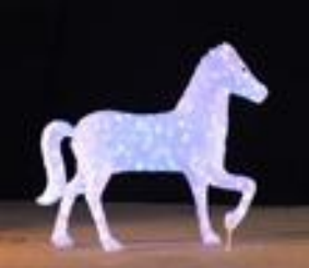 Lampu LED Motif Kuda 3D